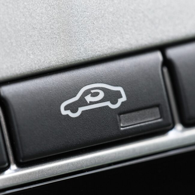 Modern car interior details
